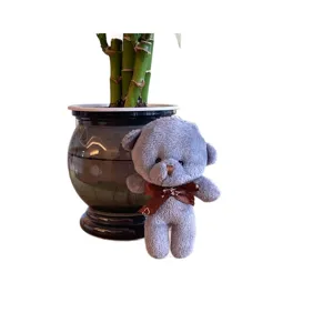 Süßer Cartoon Bär Plüsch Anhänger Schlüsselanhänger Taschenschmuck Puppe Kinderspielzeug.