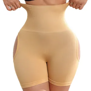 High waist tummy control shapewear butt lifter panty cutout sexy body shaper shorts for women