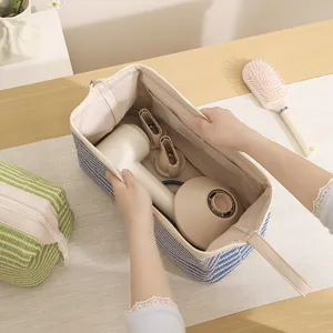 Borsa porta asciugacapelli portatile di grande capacità, organizer da viaggio pratico.