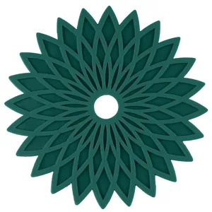 Alfombrilla de aislamiento termico de silicona estilo nordico posavasos antideslizante
