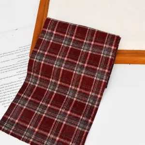 Tira de tela de cuadros retro para coleteros DIY accesorios hechos a mano ancho 12cm