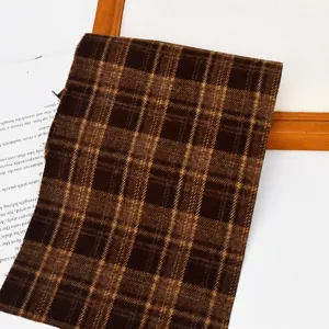 Tira de tela para coletero a cuadros retro material para accesorio de pelo DIY