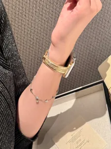 Bracelet de montre étincelant en strass compatible apple watch bracelet de luxe élégant