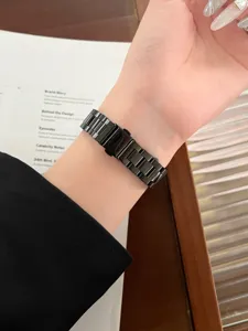 Cinturino per orologio in acciaio inossidabile lucido compatibile con apple watch lusso