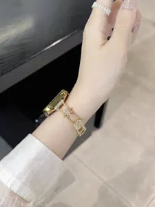 Goldener Strass Stern Metall Uhrenarmband kompatibel mit Apple Watch luxus Ersatzarmband