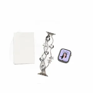 Koreaanse stijl kralen hanger horlogeband compatibel met Apple Watch serie mooi