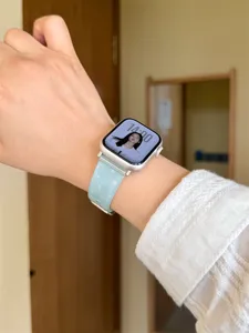 Correa de reloj de estrella de gelatina azul compatible smartwatch accesorio de muñeca