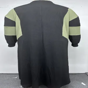 Femme Grande Taille Automne Hiver Colorblock Manches Longues Robe Maxi Confortable