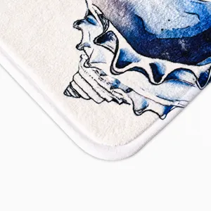 Tappeto da terra stampato in ecocashmere, morbido zerbino per soggiorno e camera.