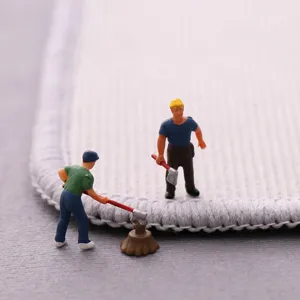 Anti-Rutsch Haushalts-Bodenmatte Eingang Teppich Kueche Badmatte Nahansicht Detail