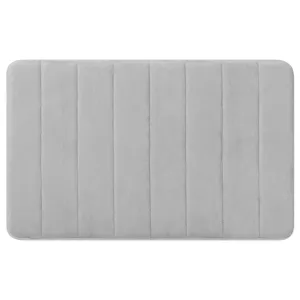 Thick Memory Foam Bath Mat Soft Non-Slip Absorbent Floor Mat for Bathroom and Kitchen