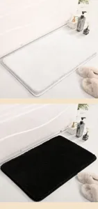 Thick plush floor mat fluffy home rug soft bedroom bedside carpet living room absorbent foot mat