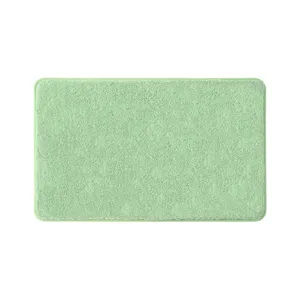 Thick plush floor mat soft green area rug for bedroom living room home decor anti slip