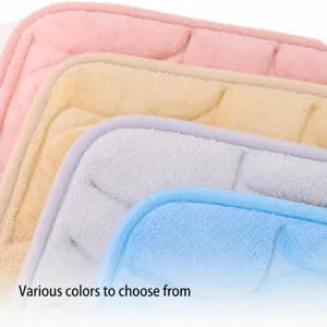 Tappeto da pavimento in morbido peluche, tappetino antiscivolo super assorbente per bagno.