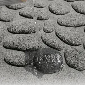 Tappeto doccia sasso grigio antiscivolo tappeto bagno assorbimento acqua rapido casa