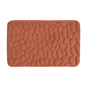 Tappeto da bagno assorbente 3D pietra antiscivolo per doccia ingresso casa e camera.