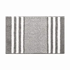 Verdickte Mikroküche Badematte gestreift, rutschfester Teppich für Badezimmer Küche und Eingang.