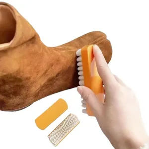 Spazzola per scarpe in scamosciato kit di pulizia per nabuk e pelle scamosciata strumento.