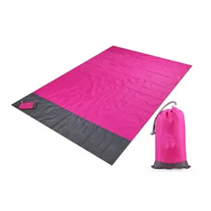 Waterproof picnic blanket portable beach mat outdoor camping ground cloth folding mat