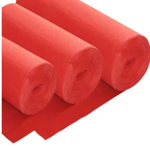 Wegwerp Rood Tapijt Rollen Vliesstof voor Bruiloft Feest Evenement Podium Viering Buiten