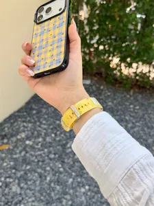 Cute polka dot silicone watch band replacement for Apple Watch sports strap style