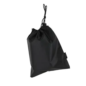 Zwarte waterdichte Oxford stof trekkoord opbergtas met draagbare pouch organizer voor buiten