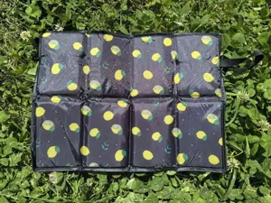 Tragbares klappbares Schaumstoff Sitzkissen wasserdichte Outdoor Matte mit Zitronenmuster
