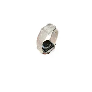 Silikon Jelly Matt Pünktchen Uhrenarmband kompatibel mit Apple Watch Serie SE 8 9 10 11.