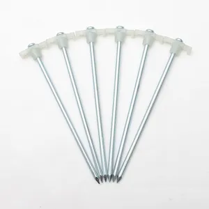 Outdoor Camping Tent Stakes Heavy Duty Galvanized Steel Luminous Ground Nails Windproof Canopy Pegs Camping Equipment Gear