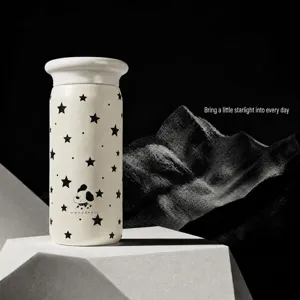 Mini taza aislante de bolsillo acero inoxidable 316 linda botella de agua portátil estudiantes
