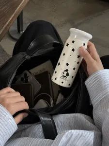 Mini thermos pocket water cup for women, cute portable insulated bottle for students.