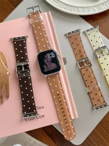 Cinturino per orologio in silicone jelly pois compatibile per Apple Watch Series Ultra SE