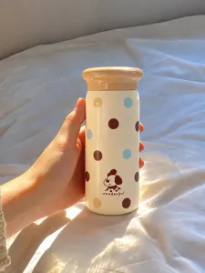 Mini taza termo de bolsillo 316 acero inoxidable linda botella de agua portátil para chicas