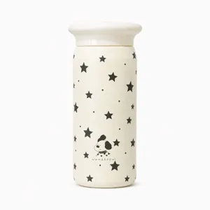 Mini taza termo de bolsillo de acero inoxidable 316 aislada botella de agua portátil bonita