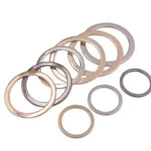 Metal garment ring detail, smooth surface electroplated finish, durable sewing accessory.