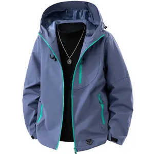Heren capuchon windjack waterdichte jas herfst lente buiten casual bovenkleding tops