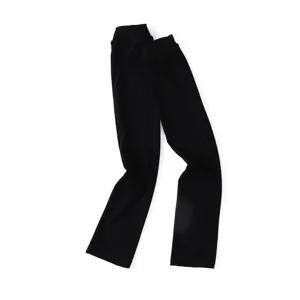 Paire de manches de protection solaire en coton modal noir, manches anti UV unies.