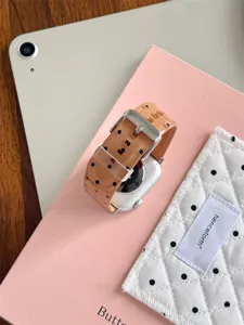 Cinturino per orologio in silicone TPU a pois gel per Apple Watch, cinturino di ricambio.