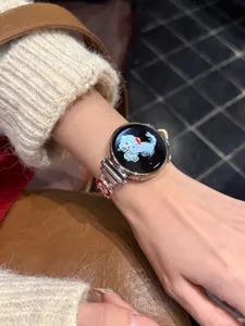 Ersatz Metall Leder Uhrenarmband kompatibel mit Smartwatches stilvolles Design bequem tragen