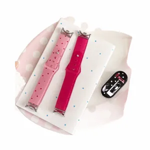 Jelly polka dot TPU watch band for Apple Watch, soft stylish sport strap replacement.