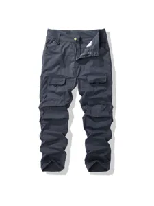 Pantaloni cargo uomo multi tasche casual pantalone tattico leggero da lavoro sport