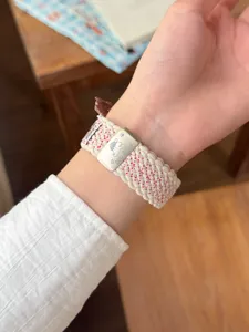 Bracelet de montre en nylon tisse pour montre connectee, bracelet de rechange confortable.