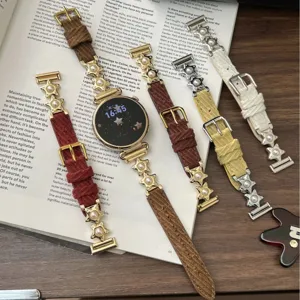 Bracelet de Montre Velours Côtelé Étoile Perle Compatible Apple Watch Bracelet Smartwatch de Luxe Bijou pour Femmes