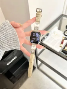 Leder Kleeblatt Uhrenarmband fur Apple Watch Ersatzband elegantes Luxus Design Zubehor