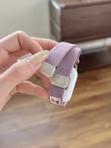 Nylon magnetische horlogeband vervanging band voor smart fitness tracker met leuk cartoonontwerp