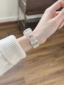 Nylon magnetische horlogeband vervangingsband met schattig patchontwerp voor slimme sportkleding.