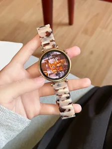 Ersatz-Harz-Uhrenarmband mit Schildpatt-Muster, langlebiges und stilvolles Accessoire.