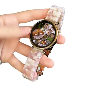 Ersatzarmband aus Harz kompatibel mit Huawei Smartwatch stilvolles atmungsaktives Zubehör