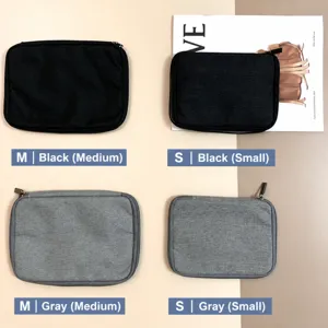 Portable electronics organizer bag watch band storage pouch multi-size waterproof fabric