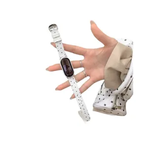 Cinturino per smartwatch a pois in stile coreano cinturino di ricambio Xiaomi Huawei